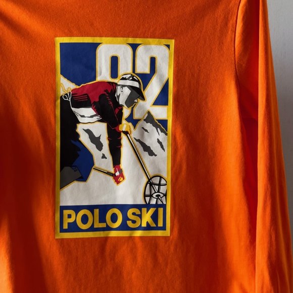 NWT LOT OF 2 SHIRTS Polo RALPH LAUREN BOYS 7 SKI GRAPHIC POLO SHIRT, T SHIRT - Picture 5 of 6